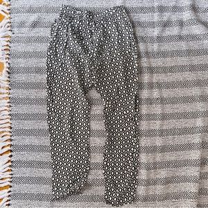 H&M flowy ikat pants